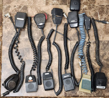 Untested Cb Microphone Lot Cobra Uniden Royce Midland Turner