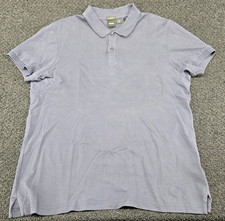 Hugo Boss Polo Shirt XL Blue Regular Fit Golf Casual Piro