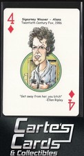 Sigourney Weaver 2006 Hero Decks Hooray for Hollywood Playing Cards #4D