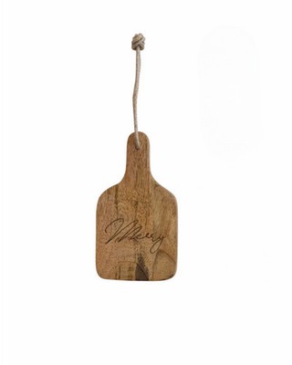 Creative Co-op Merry Wood Cutting/Cheese Board