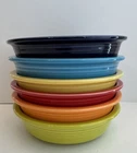 6 Vtg Fiestaware Bowls Fiesta HLC USA Rainbow Homer Laughlin Set of 6 Red Blue