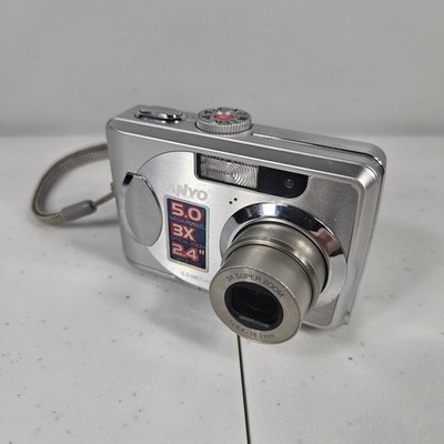 Sanyo VPC-503 5.0 MP Digital Camera Silver - Tested Working | eBay