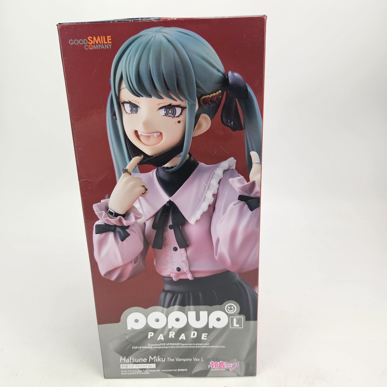 Figura Hatsune Miku El Vampiro Ver L Pop Up Parade Good Smile Company Nueva