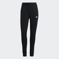 adidas women Essentials 3-Stripes Fleece Pants