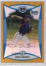 2008 Bowman Draft Prospects Chrome Gold Refractor 28/50 Paul Demny #BDPP38 i6j