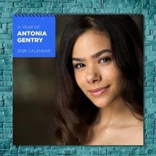 Antonia Gentry 2026 Wall Calendar, 12-Month Celebrity Fan Gift for Collectors
