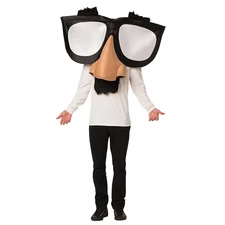 Funny Nose Glasses Adult Costume - Rasta Imposta