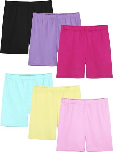 6er Pack Mädchen Fahrradshorts mehrfarbig Cartwheel und Tanzshorts für Kleinkinder - Bild 1 von 43