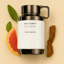 Armaf Odyssey Homme White Edition EDP 100ml Fresh Aquatic Woody Fragrance, Men