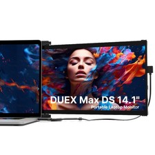 Portable Monitor 14.1 FHD 1080P IPS USB C HDMI Mobile Pixels Duex Max Ultra Slim
