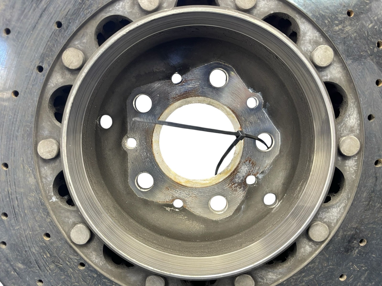 2008-2014 FERRARI CALIFORNIA RWD 4.3L REAR LEFT BREMBO DRILLED BRAKE DISC ROTOR