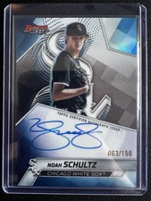 2025 Bowman's Best NOAH SCHULTZ Blue Auto /150 White Sox