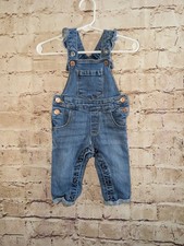 Okie Dokie Baby Girls Jean Overalls 3 Months
