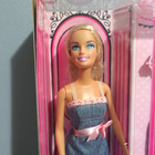 Mattel Barbie Pink Fashion Doll Denim Dress With Extra Outfits P1709 — photo 3