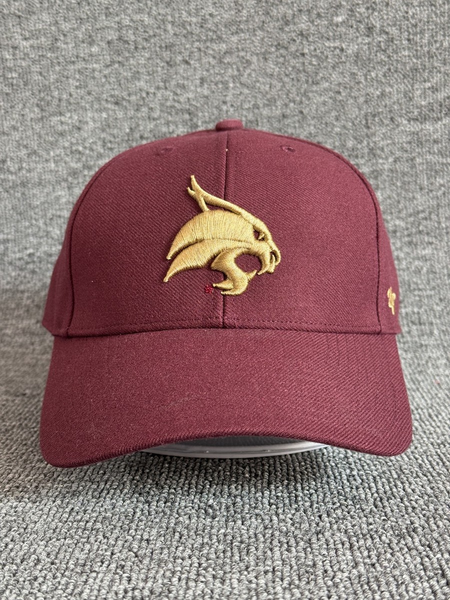'47 Brand Texas State Bobcats Dad Hat Strapback Maroon OSFA NCAA Cap