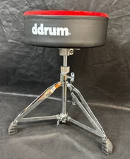ddrum FAT Drum Throne.  Black/Red.  Mint condition