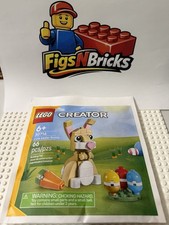 NUOVO SET LEGO CREATOR 30716 SIMPATICO CONIGLIETTO PASQUALE - 66 pezzi - SPEDIZIONE VELOCE