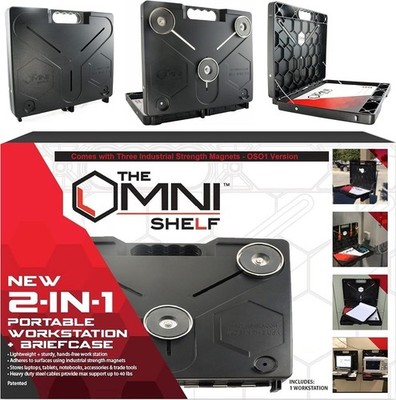 Portable Workstation Magnetic Toolbox Laptop Stand 50 lb Capacity Model # OSO1