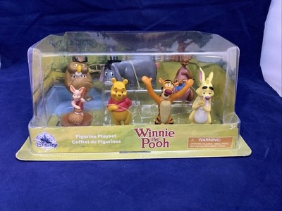 Disney Winnie The Pooh PVC Figure Playset Rabbit Tigger Piglet Owl Kanga Roo