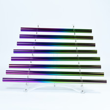 TXTone 432HZ Crystal Harp With 8 Note & Alumina Alloy Box For Meditation Healing