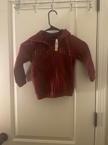 Tommy Hilfiger Toddler Boys Hoodie Sweatshirt Zip Up Jacket Choose Your Size - Picture 1 of 11
