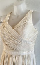NWD J. Crew $298 Silk Chiffon Anabel Formal Long Dress Gown Champagne Sz 2 READ!