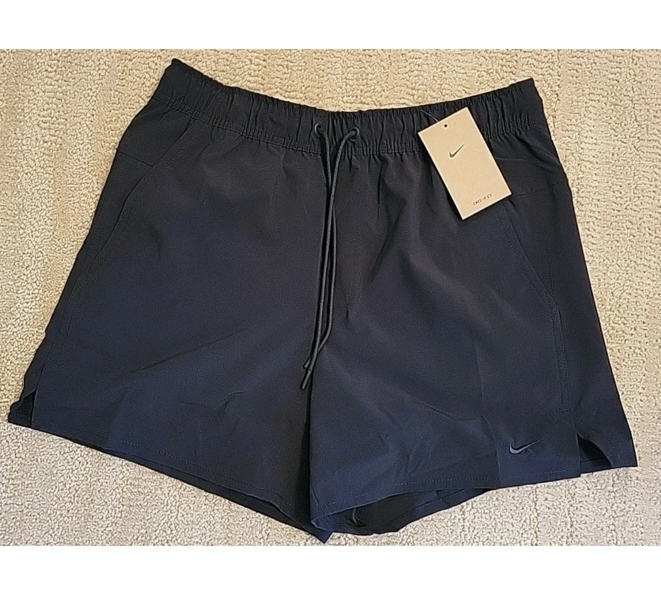 Nike Dri-Fit Unlimited Black 5” Unlined Versatile Shorts DV9336-010 Men's Size M