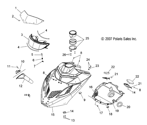 Polaris Headlight Seal Foam, 22 in, Genuine OEM Part 5812821, Qty 1 - Picture 2 of 2