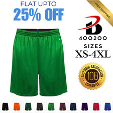 Badger 400200 Mens Loose-Fit Athletic Moisture-Wicking Ultimate Softlock Short