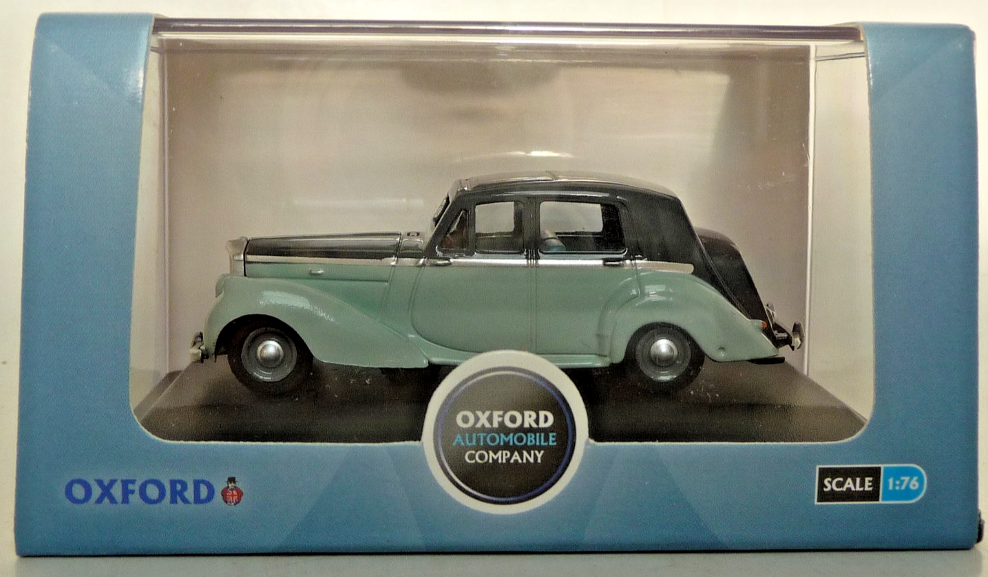 Oxford Diecast 76BN6005 Bentley MkIV Two Tone Grey Jersey registration