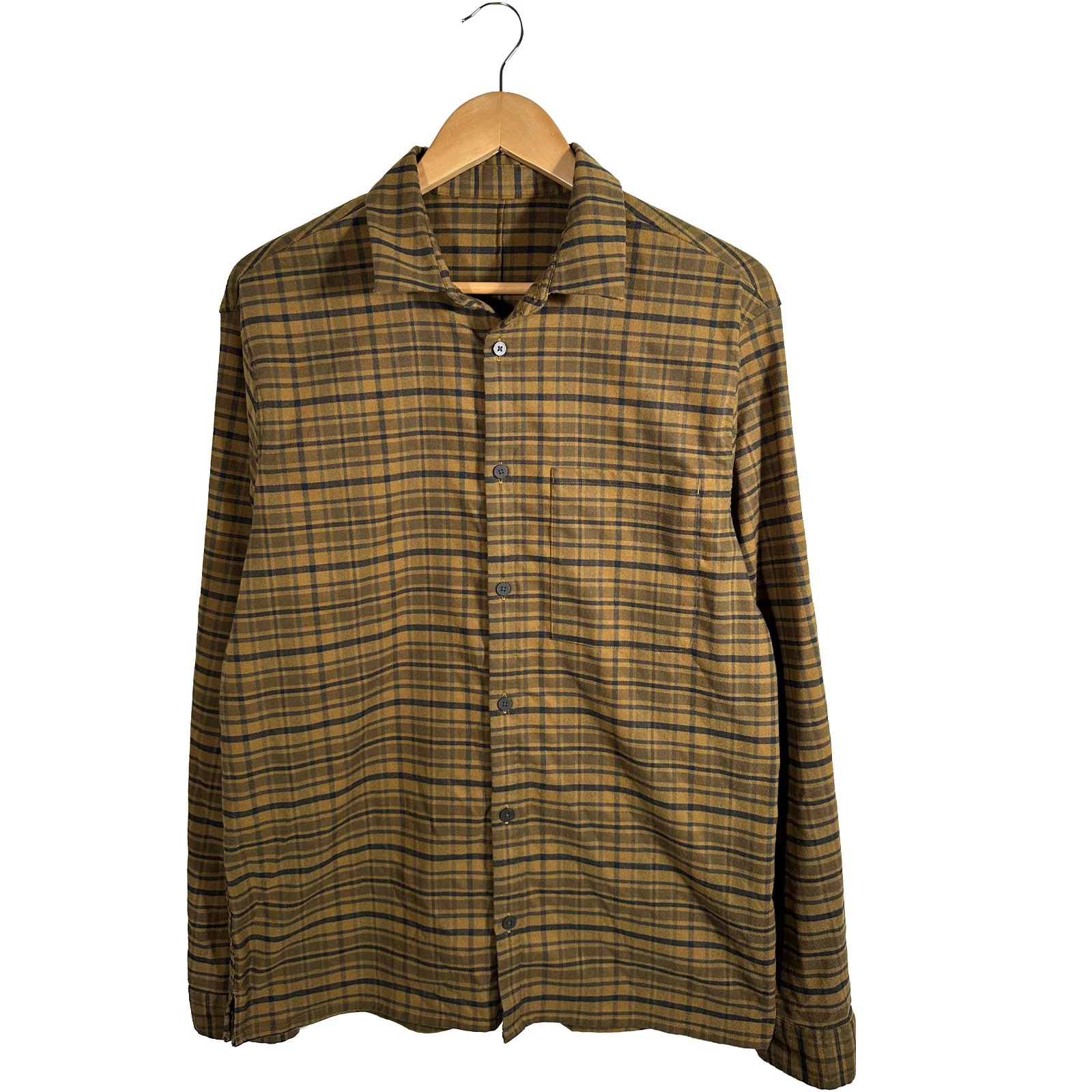 Lululemon Masons Peak Burnt Caramel Plaid Shirt