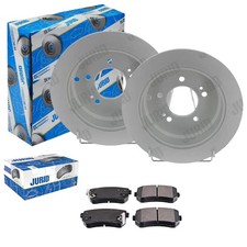 JURID BREMSSCHEIBEN 284mm + BELÄGE HINTEN passend für KIA SPORTAGE JE nur 4x4