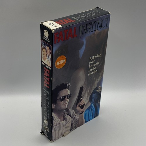 Fatal Instinct VHS 1992 Michael Madsen / Erotic Thriller / RARE - Picture 2 of 10