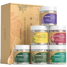 Epsom Bath Salts for Women Relaxing 6PCS Bath Soak Salts Gift Set