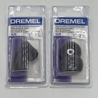 NEW!! (2) 2-Pack Dremel Abrasive Buffs 320 grit EZ Lock 512E - 4 Total Pieces