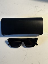 Saint Laurent SL 276 MICA Black Cat Eye Women Sunglasses Made In Italy Eyewear