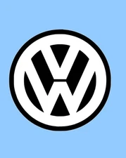  V.W. Custom Made Vinyl Multi Layer Decal Sticker Vinyl 3x3 Inch!