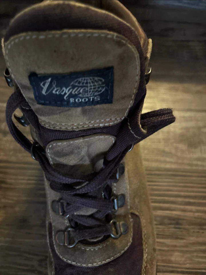 VASQUE 7115 женщин США размер 9,5 M фиолетовый бежевый замши Skywalk туристические ботинки - Изображение 3 из 4