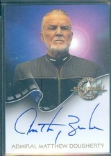 Star Trek Cinema 2000 ( A 16 ) Anthony Zerbe as Admiral Dougherty Autograph Card
