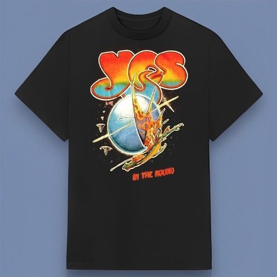 Yes Band In The Round T Shirt All Size Cotton Black CS552