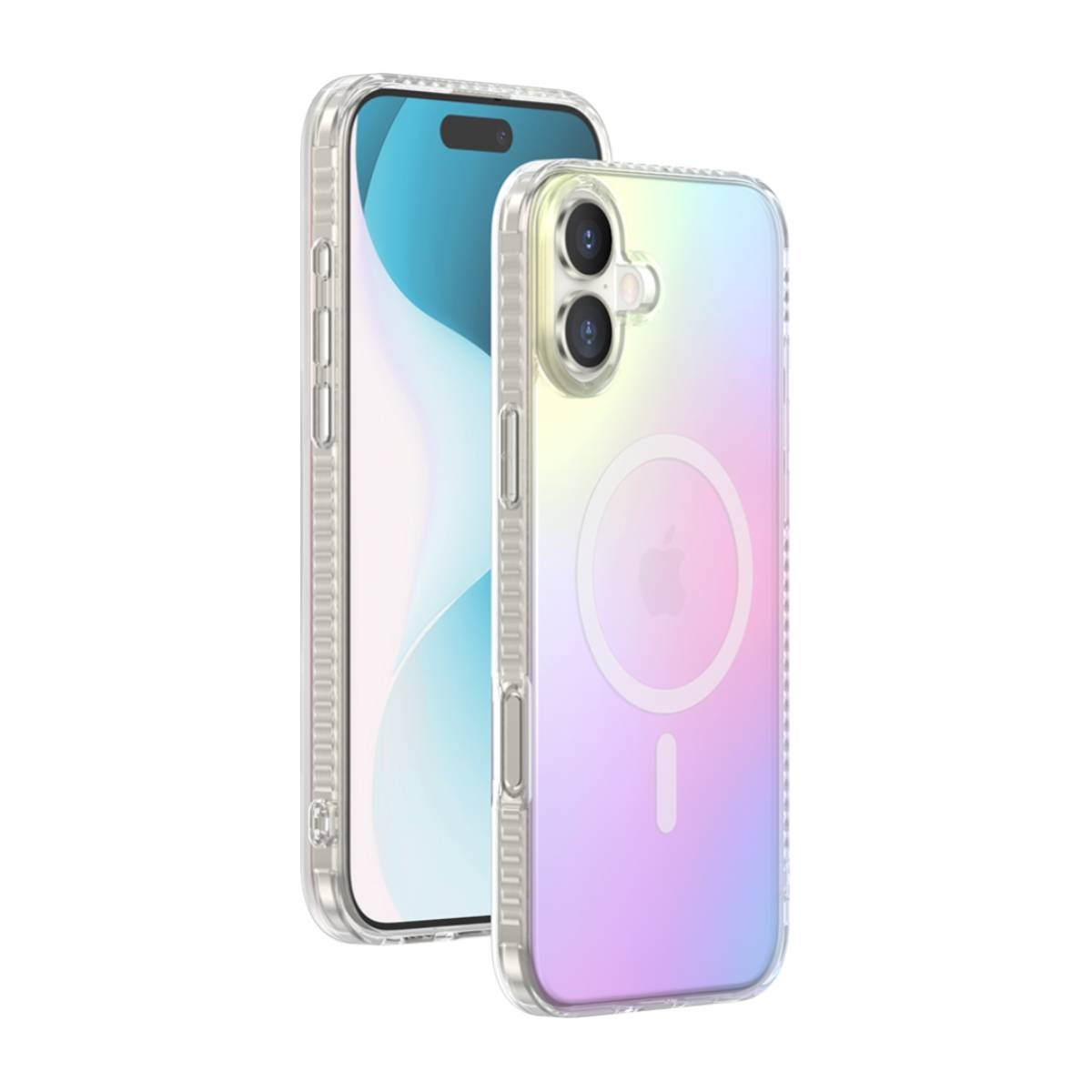 Coque iPhone 16 Plus BigBen multicolore en polymère souple ajusté - 4
