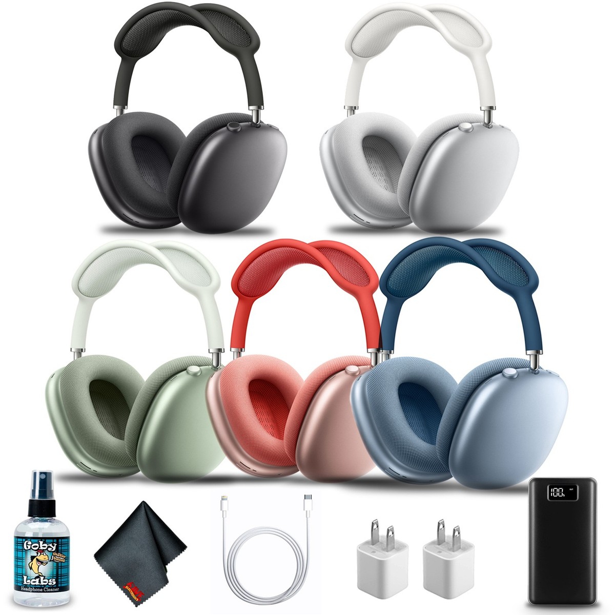 イヤホン AirpodsMax Apple AirPods Max + Portable PowerBank Max Bundle | eBay