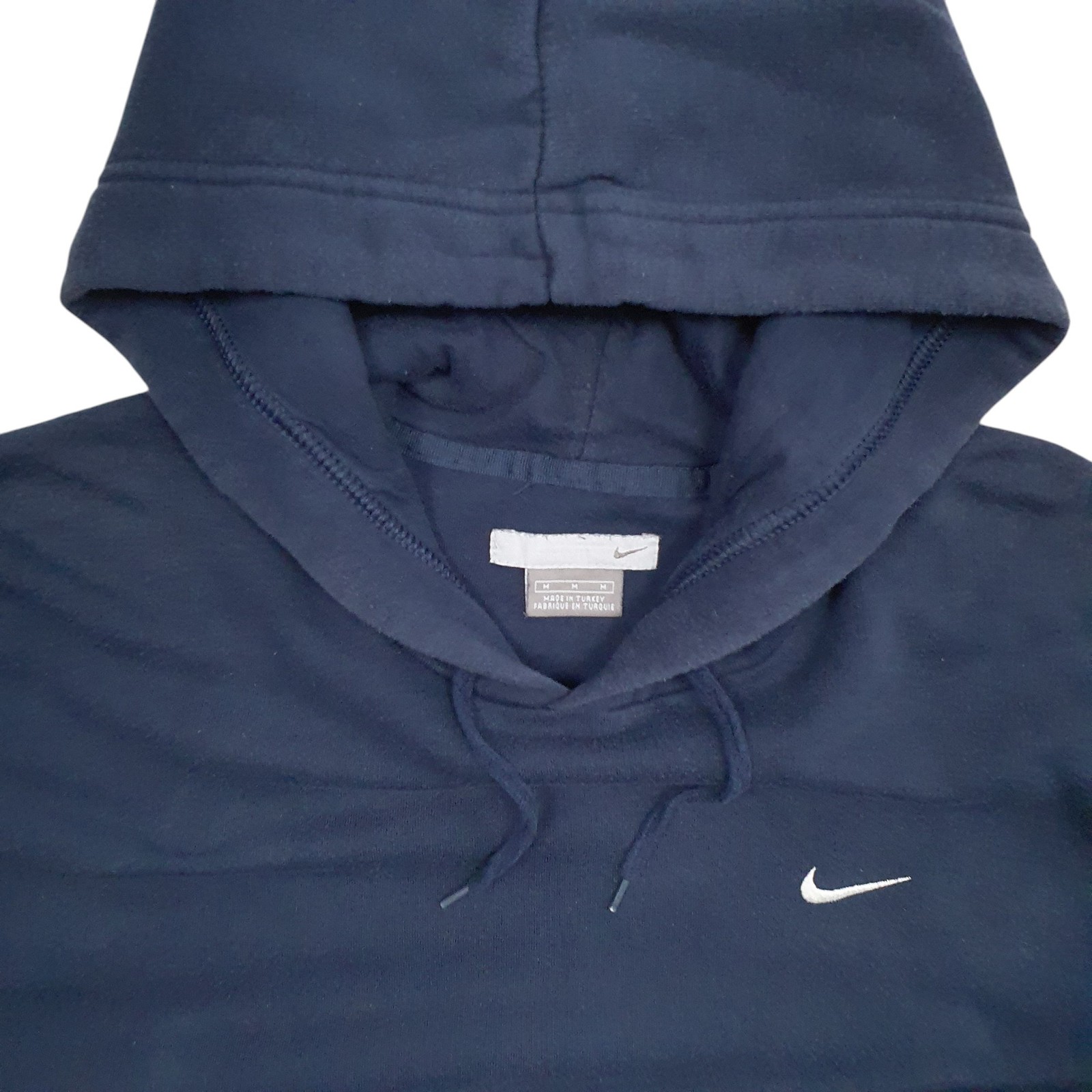 NIKE Hoodie Cotton Blend Jumper Sweatshirt Mens M image 2
