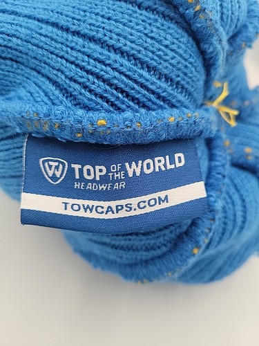 UCLA BRUINS Winter Beanie. Blue Yellow White Pom Top Of The World Embroidered - Picture 9 of 9