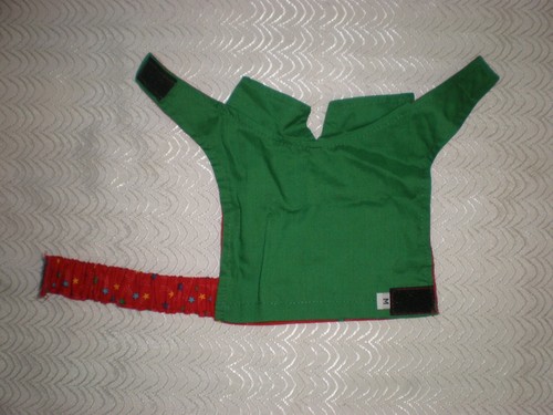 Chaleco y Pantalones Cortos Sin Mangas Multicolor Estrellas/Fondo Rojo para Perro M ENVÍO GRATUITO - Imagen 10 de 10