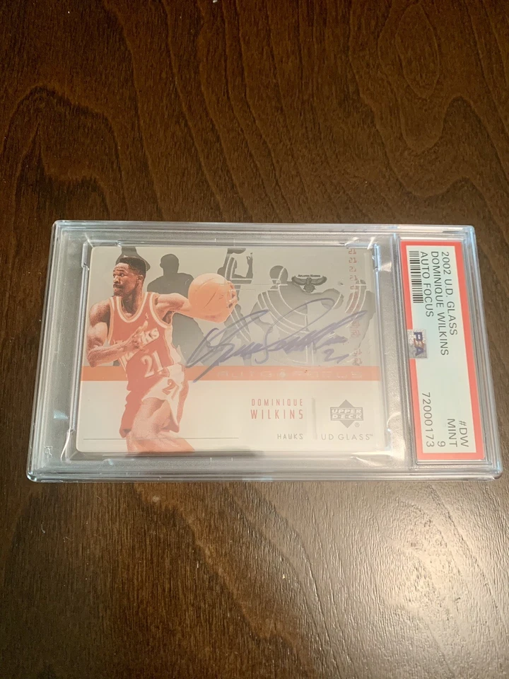 2002 U.D GLASS Dominique Wilkins Auto Focus - Image 4 of 4