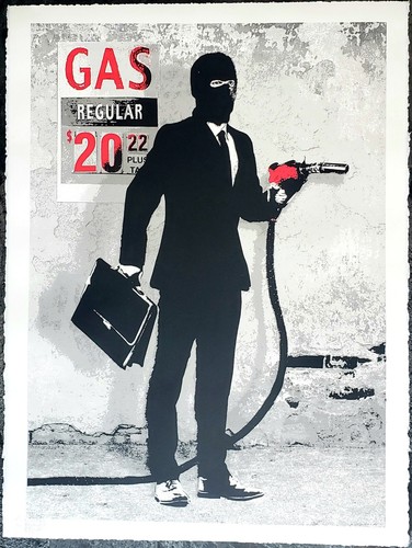 Hijack Kunst Fuel-Ish Spending Rot Economic Politische Von Mr.Brainwash's Sohn - Bild 1 von 8
