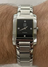 Esquire Movado Watch With Diamonds On 12,3,6,9 O’clock Positions.