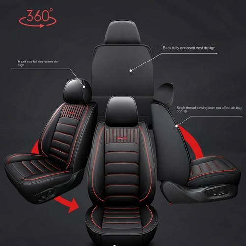 New Car Seat Covers Artificial Leather Car Seat Covers Car Accessories Auto Good - Picture 5 of 35