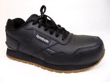 Reebok Harman Classic Comp Safety Toe Work Sneaker Womens Size 8.0 Black Leather